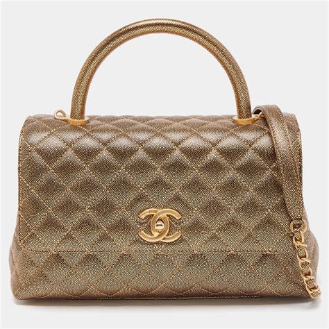 coco chanel handle bag|chanel coco top handle small.